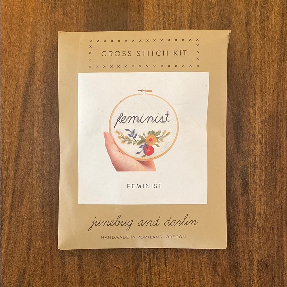 Feminist Cross Stitch Kit